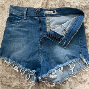 High waisted Jean shorts!